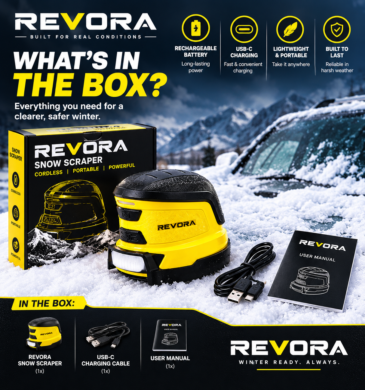 REV™ Smart Ice Scraper – REVORA
