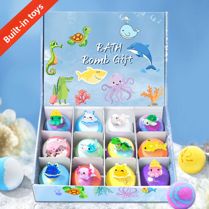 Bath Bombs for Kids with Toys Inside
